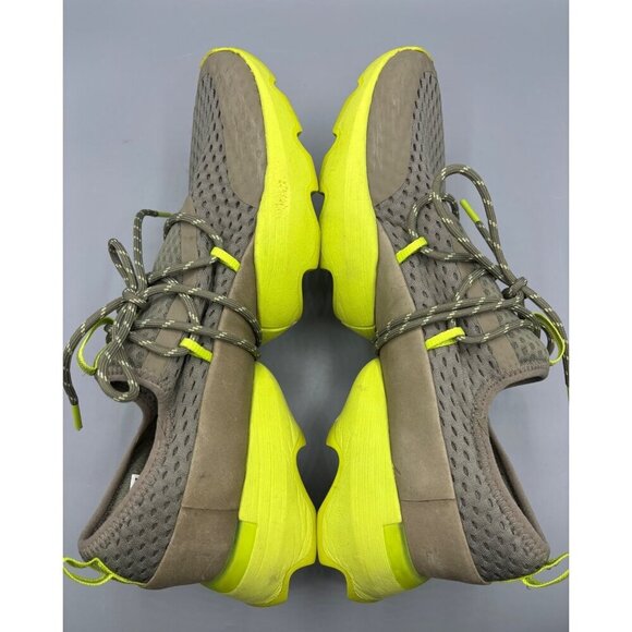 Sorel Kinetic Impact Lace Sneakers Sz 10 Womens Mesh Athletic Shoes Gray Yellow - Picture 6 of 8